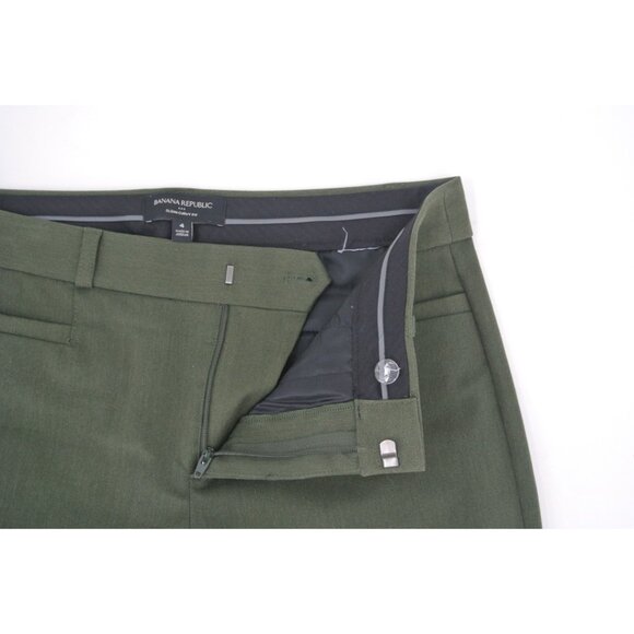 Banana Republic Olive Green Sloan Fit Curvy 💚 Size 4 - Picture 7 of 8